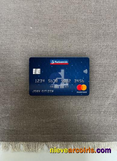 United Kingdom Nationwide bank mastercard photolook